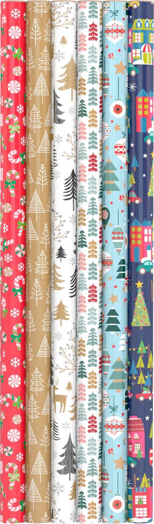 Geschenkpapier aus Papier, 70 x 200 cm – Weihnachten