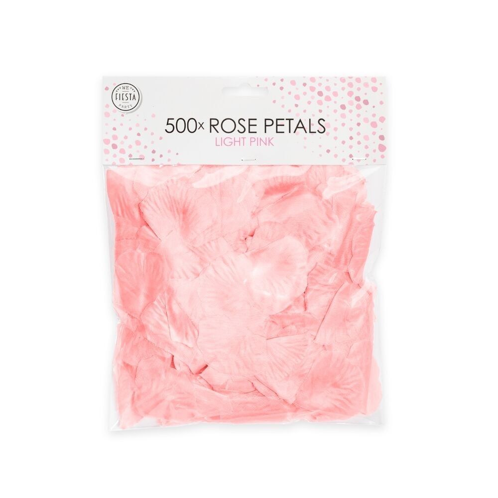 500 pétales de rose rose clair