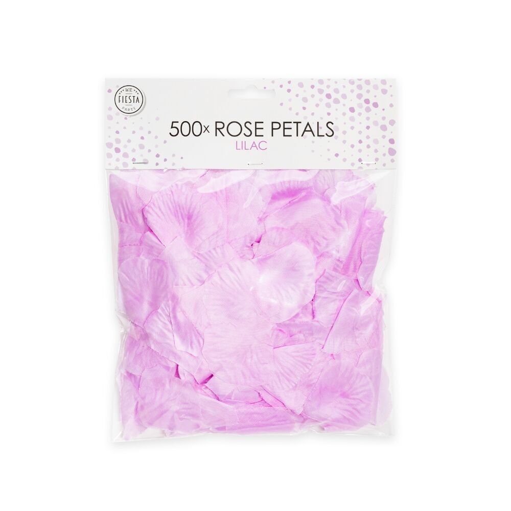 500 pétales de rose lilas