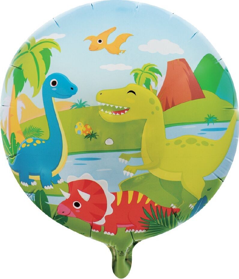 Ballon aluminium 18'' Dinosaure