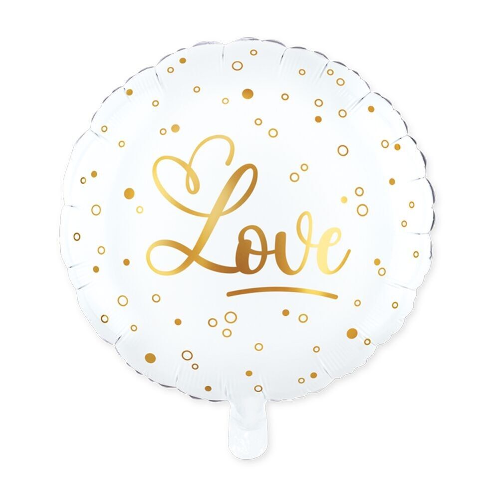 Ballon aluminium XL - 36" rond amour