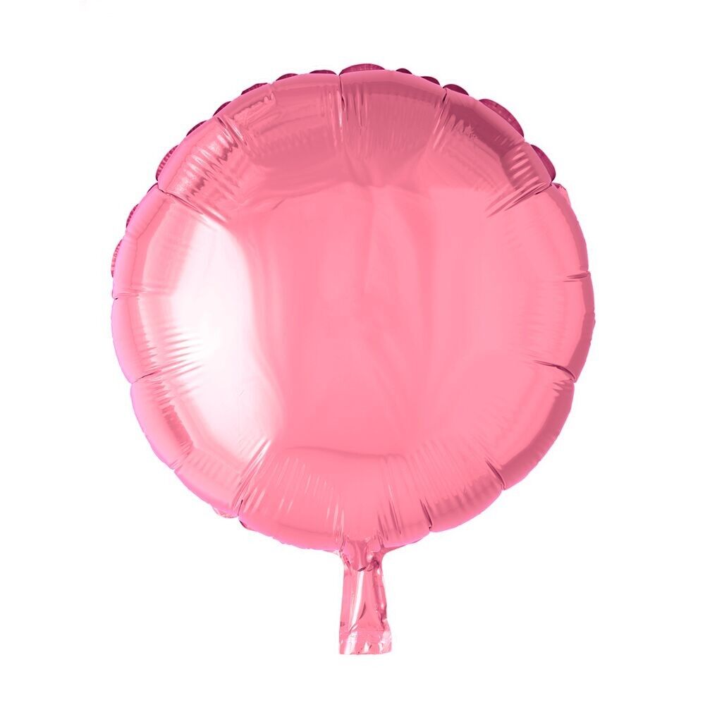 Ballon aluminium rond 18'' rose en vrac