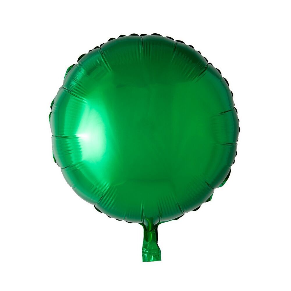 Ballon aluminium rond 18'' vert en vrac