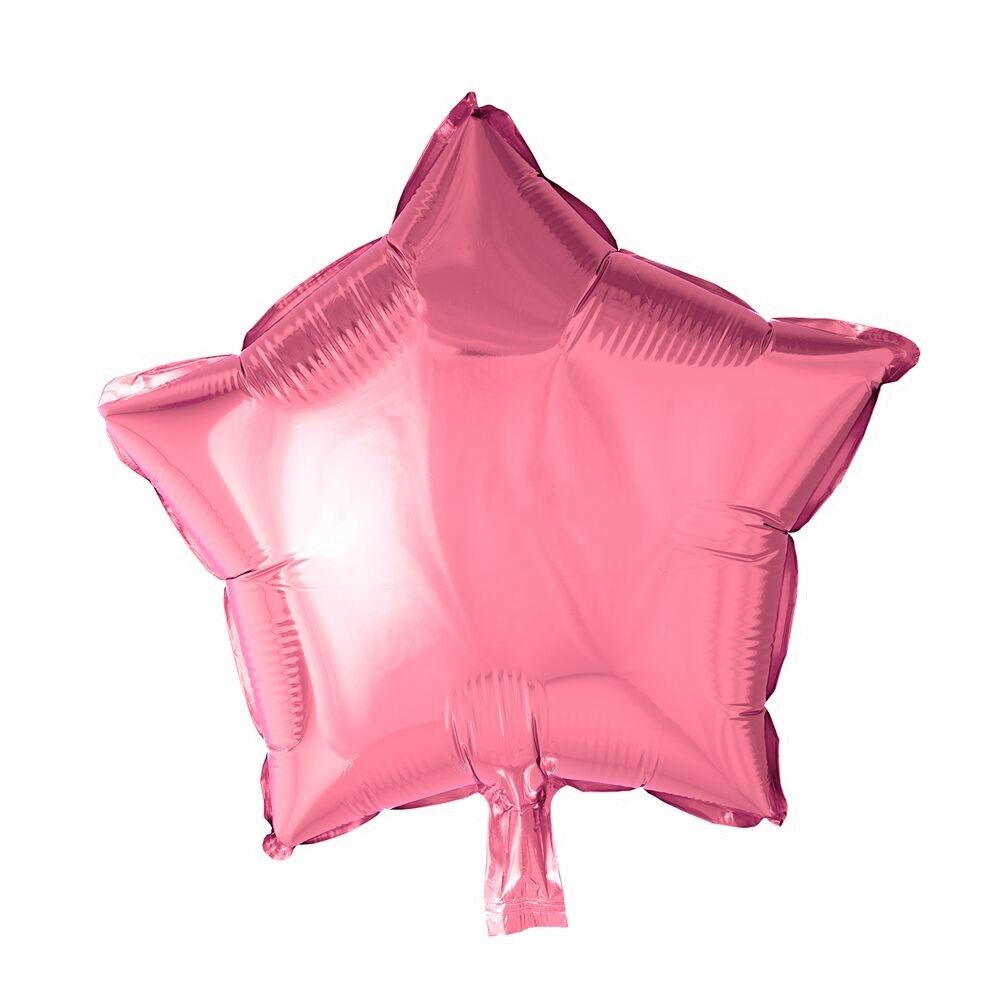 Foilballoon star 18'' rose en vrac