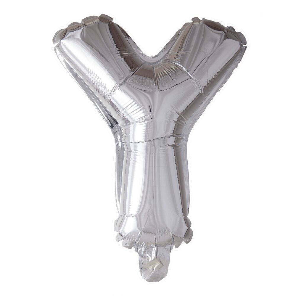Folienballon 40'' Y silber
