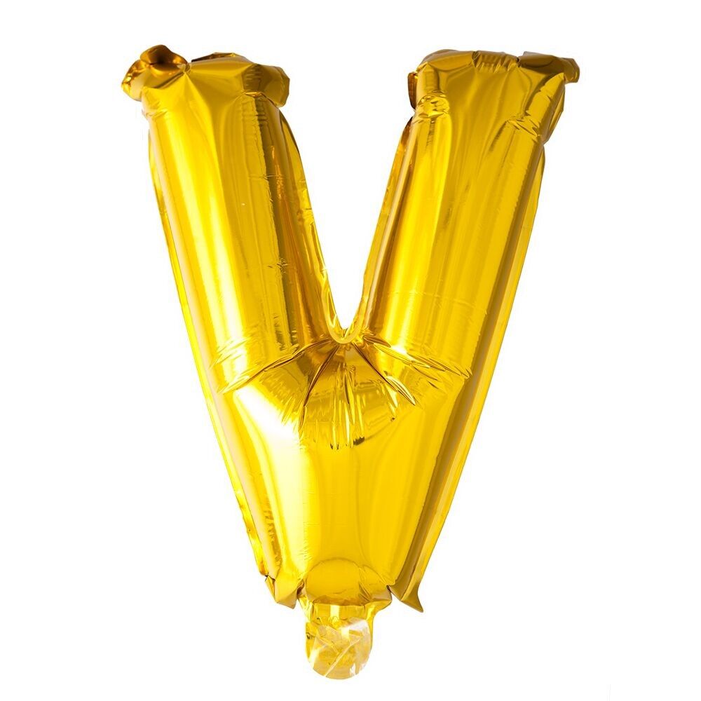 Folienballon 40'' V gold