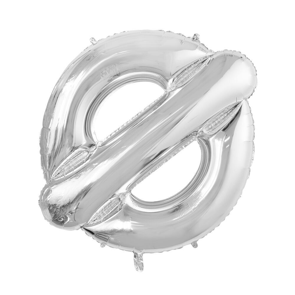 Folienballon 40" Ø Silber