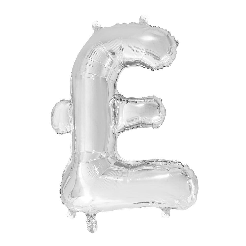 Folienballon 34" £ silber
