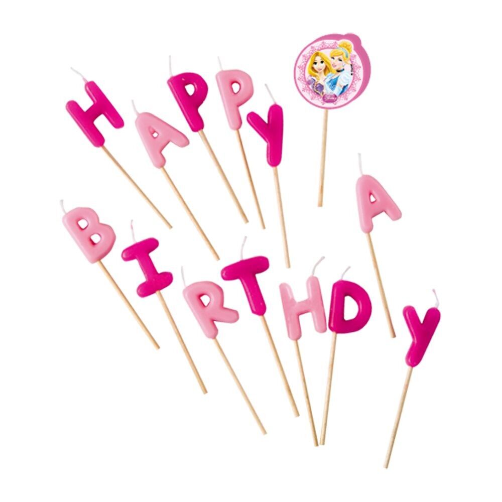 1 Happy Birthday Zahnstocherkerzen - Princess Live Your Story