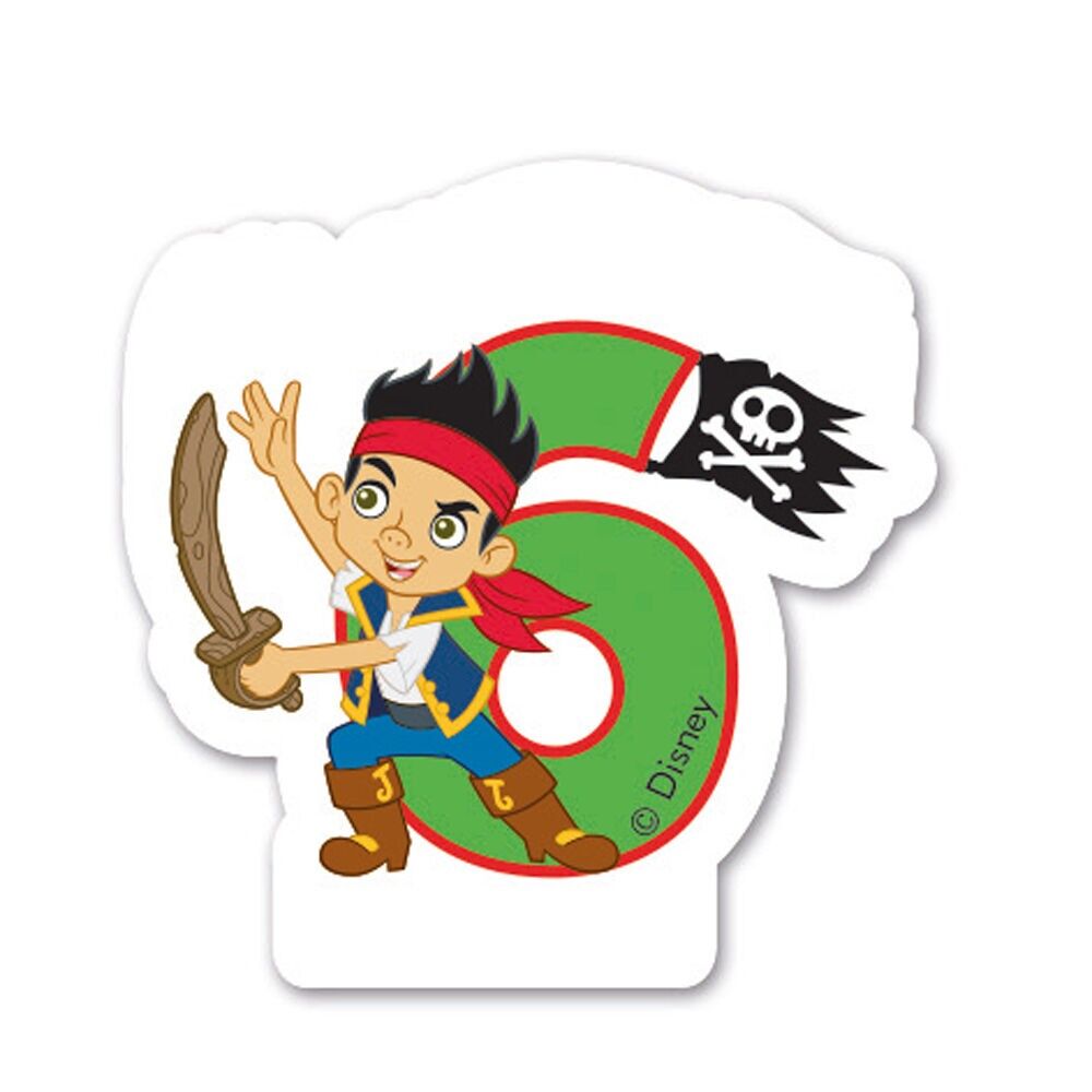 Tortenkerze Geburtstag Nr.6 – Kapitän Jake