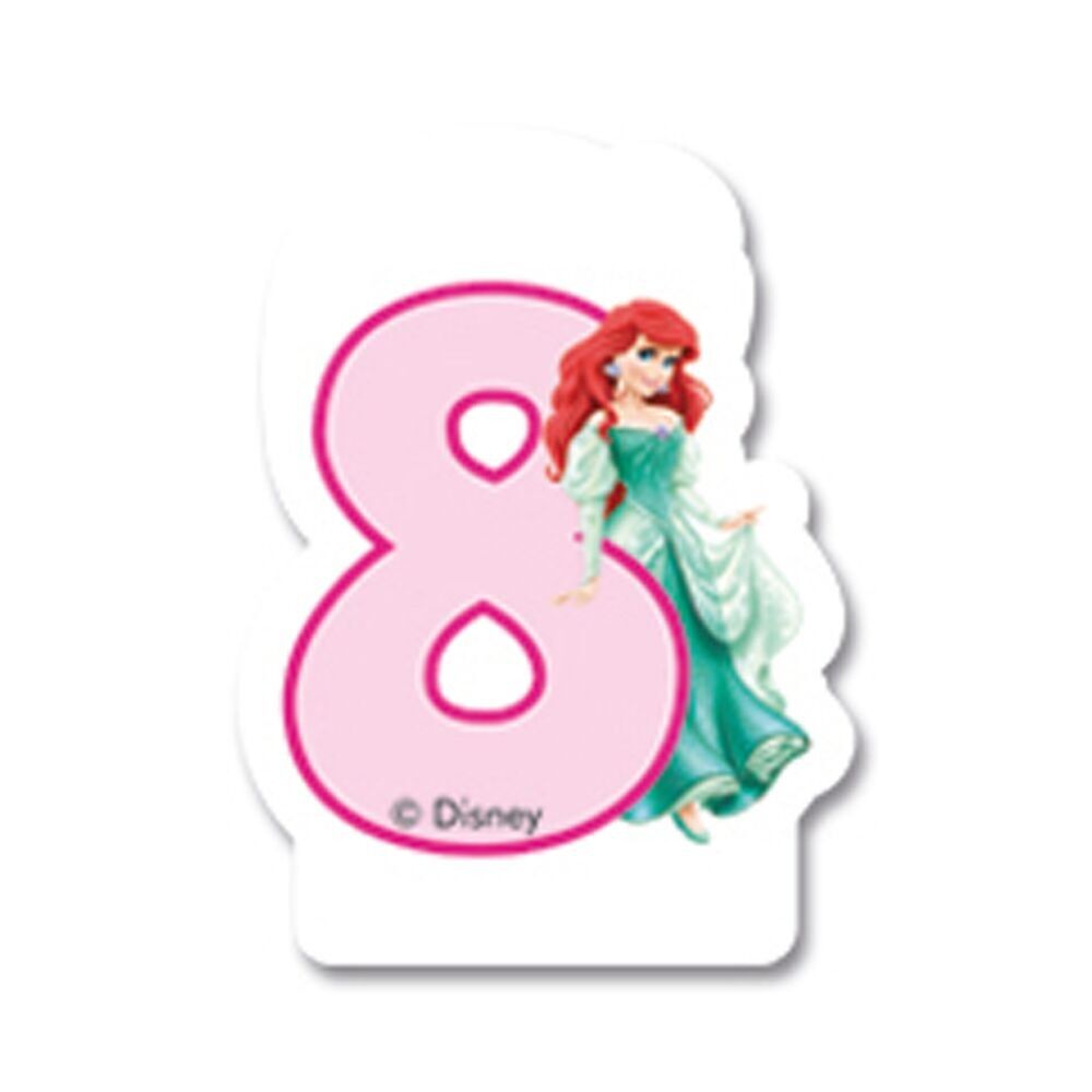 Tortenkerze Geburtstag Nr.8 – Prinzessin träumt