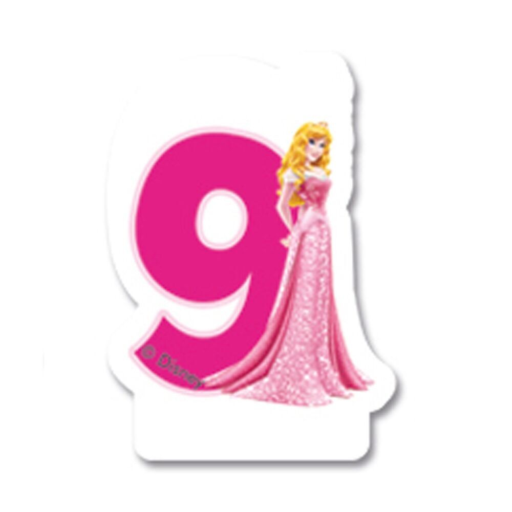 Tortenkerze Geburtstag Nr.9 – Prinzessin träumt
