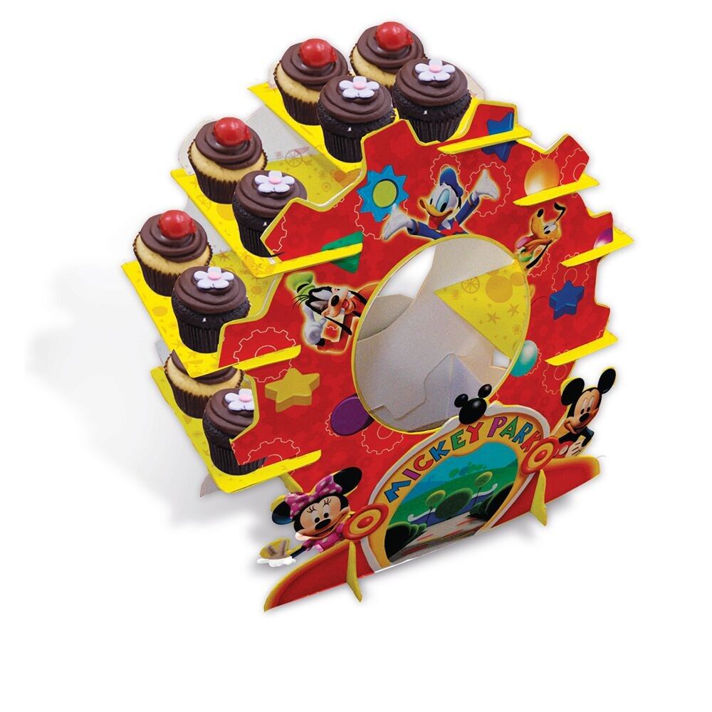 1 3D-Cupcake-Ständer – Verspielter Mickey