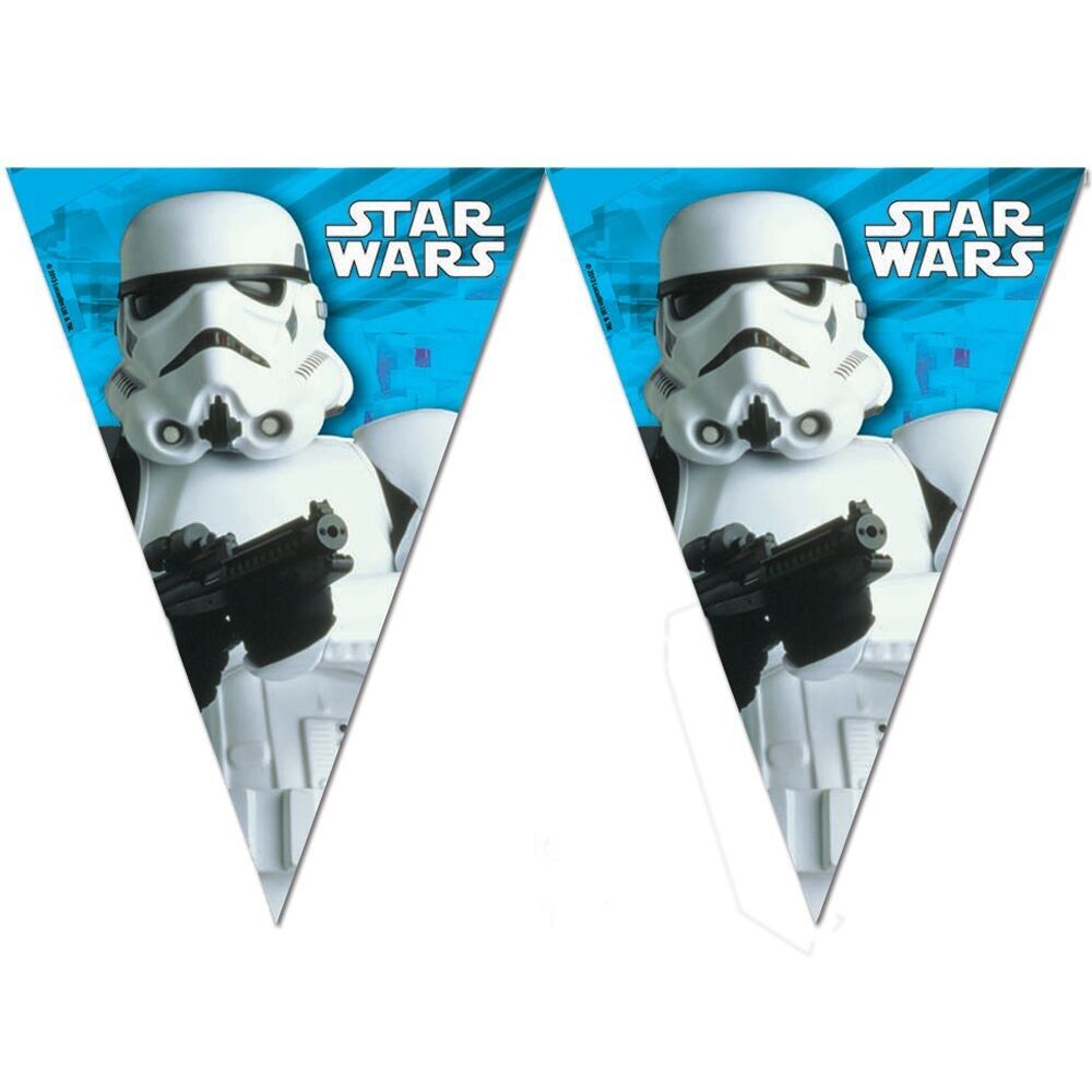 1 Dreiecksflaggenbanner (9 Flaggen) – Star Wars Final Battle