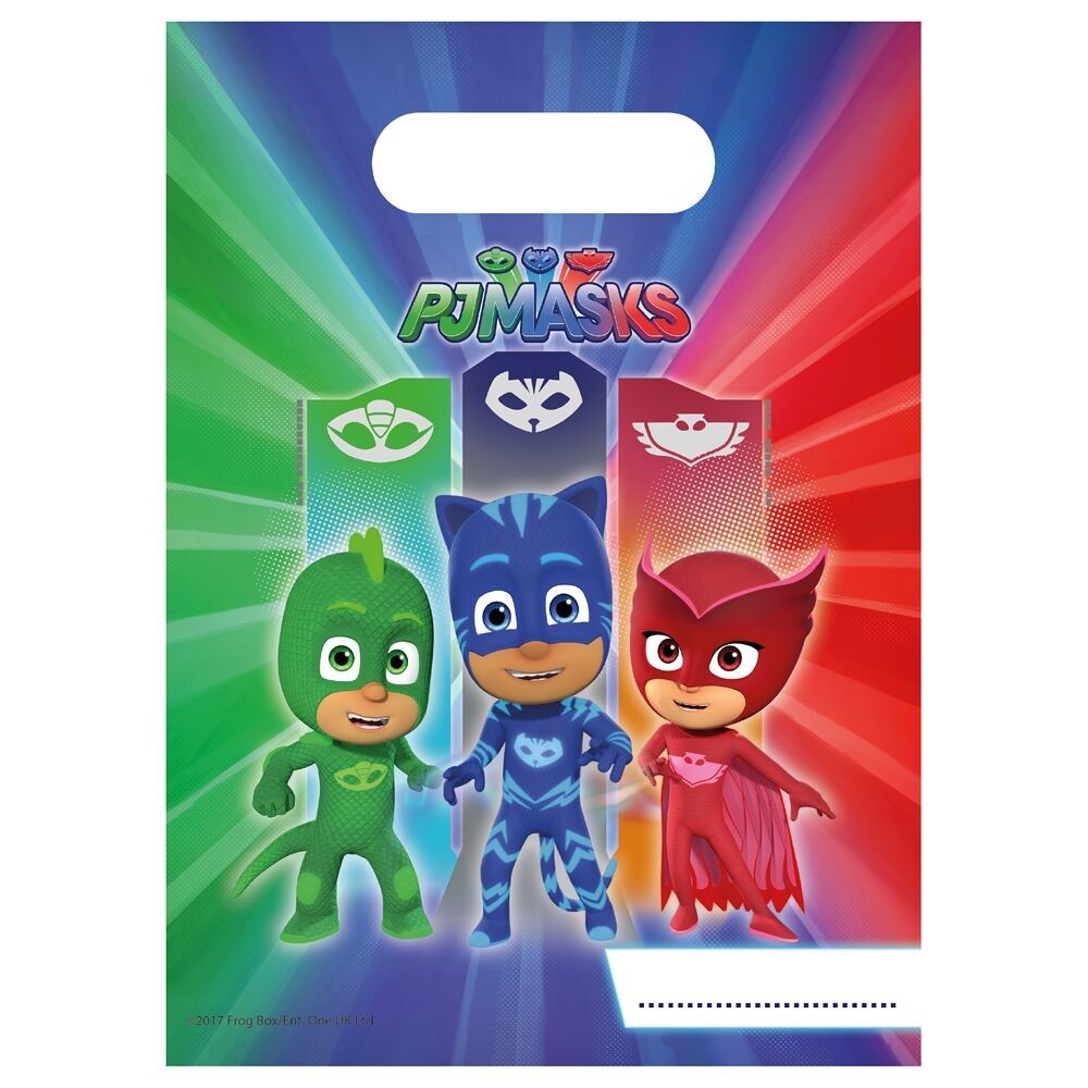 6 sacchetti per feste - PJ Masks