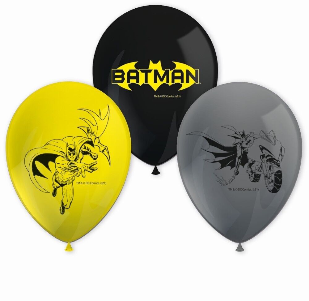 8 bedruckte Luftballons Batman Rogue Rage