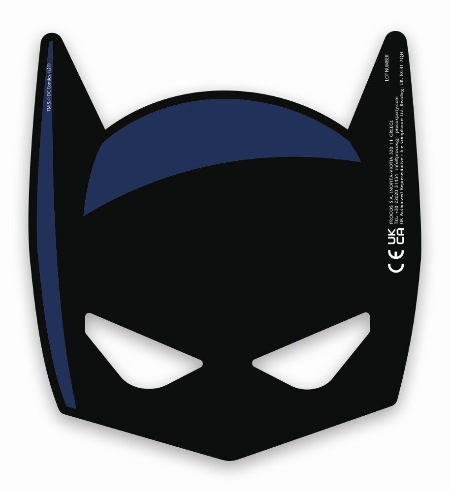 6 FSC - Gestanzte Masken Batman Rogue Rage