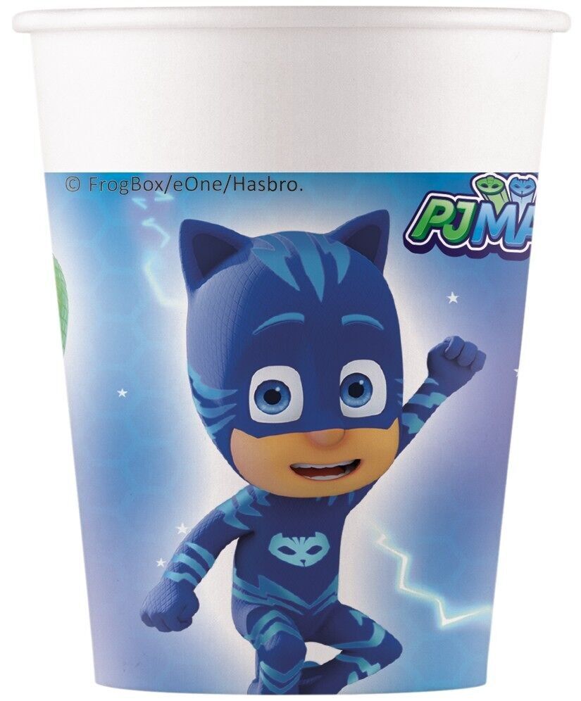 8 Bicchieri di Carta 200 ml FSC - Pj Masks