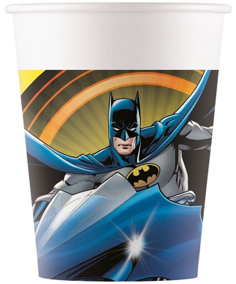 8 gobelets en carton 200 ml FSC - Batman Rogue Rage