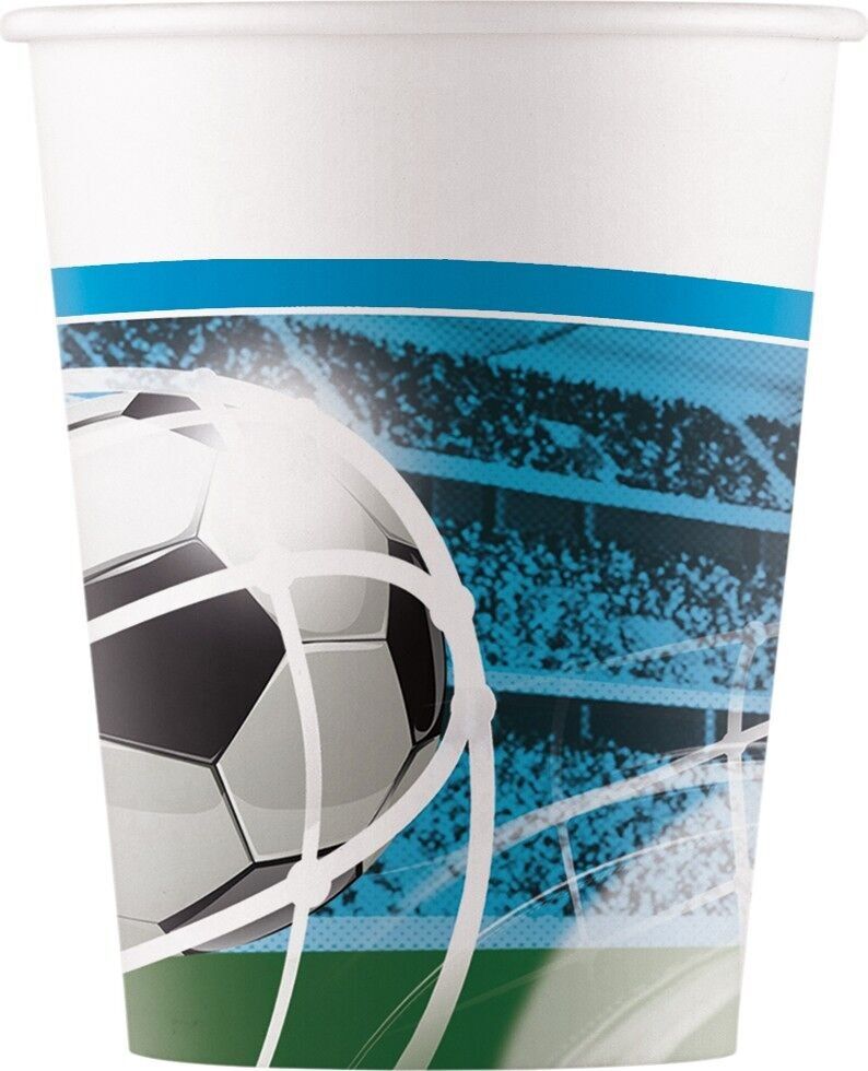 8 gobelets en carton 200 ml FSC - Supporters de football