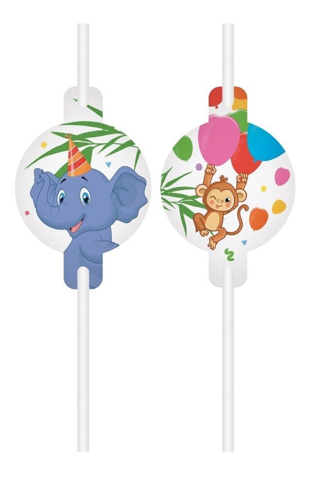 4 cannucce FSC - Palloncini della giungla