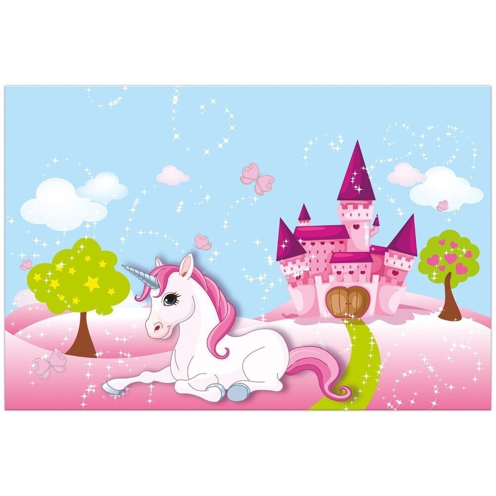 1 nappe en papier FSC 120x180cm - Licorne
