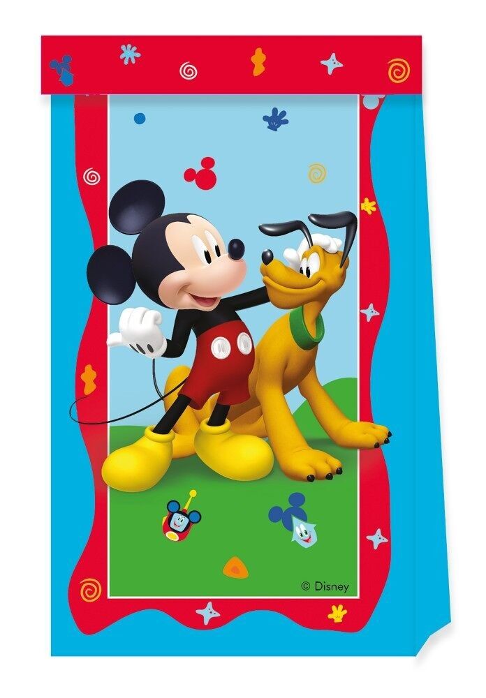 4 sacchetti per feste FSC - Mickey Rock The House