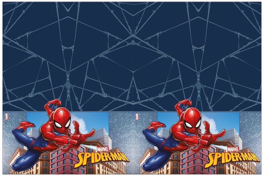 1 Tovaglia di plastica 120x180cm - Spiderman Crime Fighter