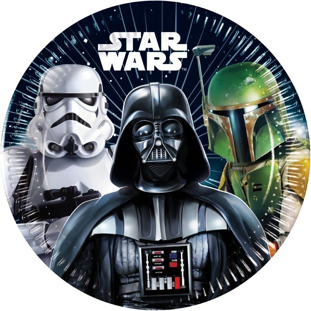 8 Pappteller mittel 20cm FSC - Star Wars Galaxy