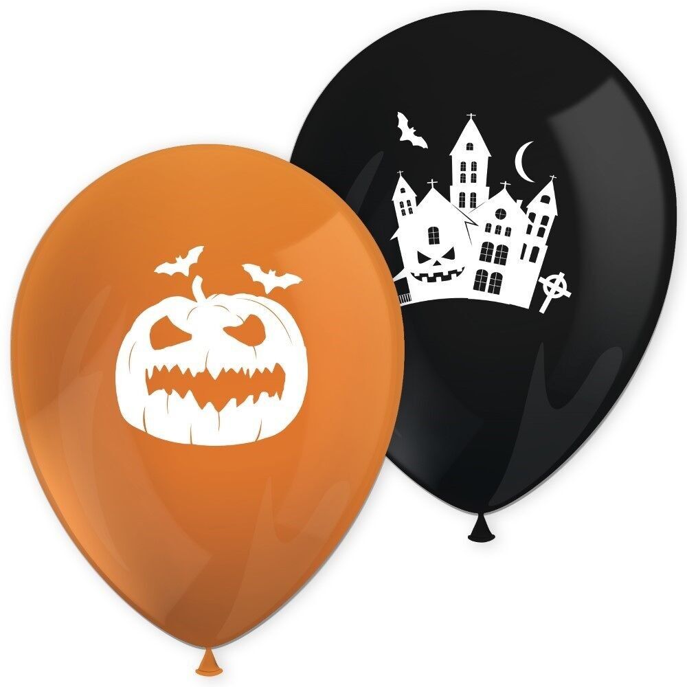 8 globos impresos - Sensaciones de Halloween