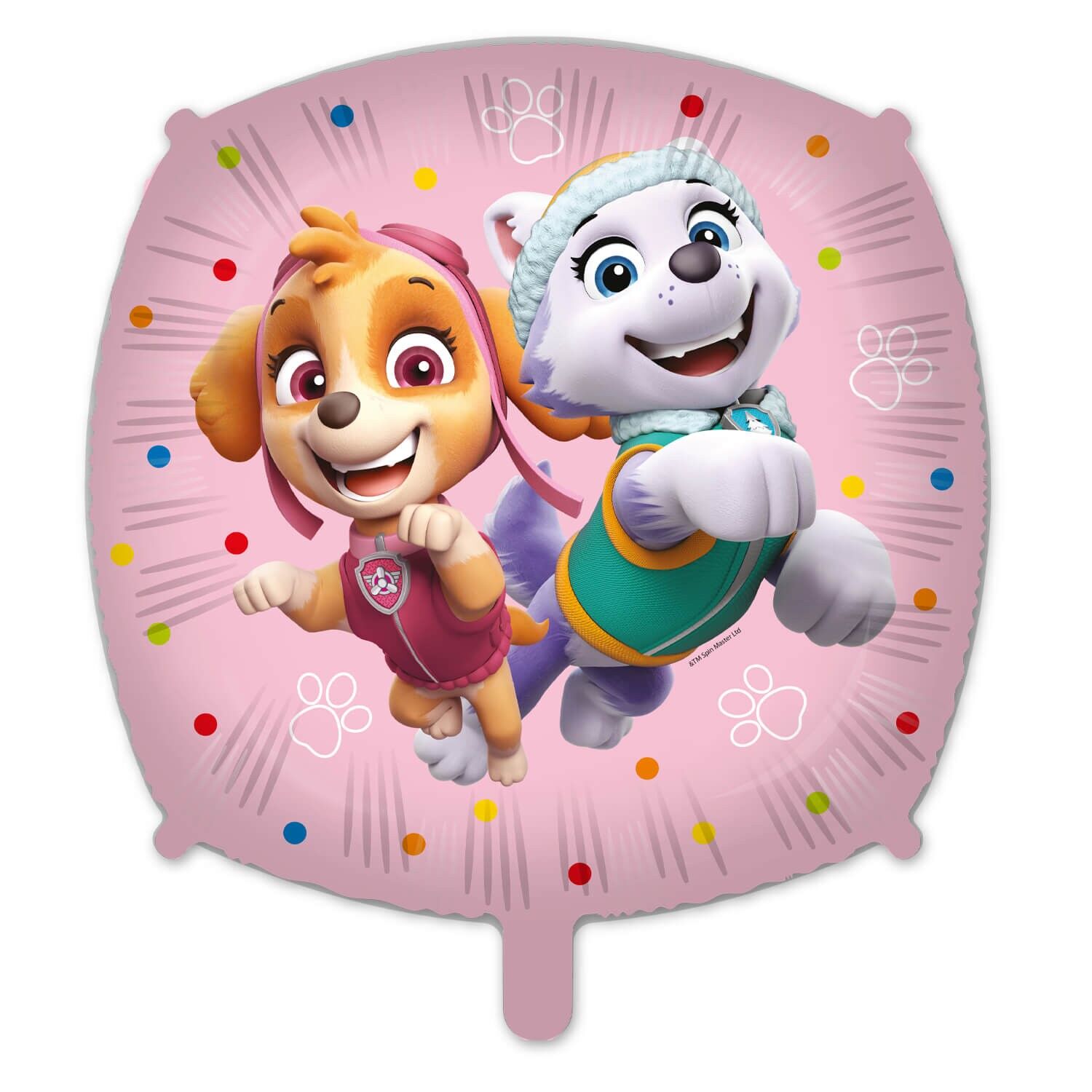 Globo cuadrado de aluminio de 18" - Patrulla Canina Skye y Everest