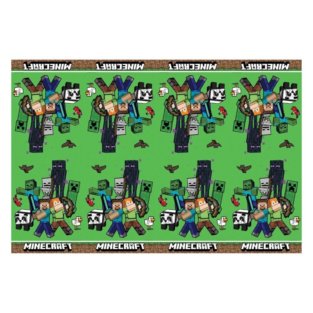 1 Mantel de plástico 120X180cm - Minecraft