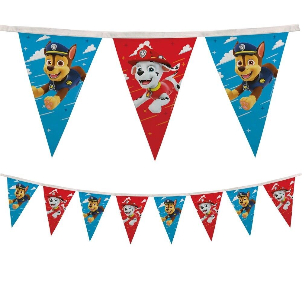 1 wiederverwendbares Flaggenbanner – Paw Patrol – Rescue Heroes