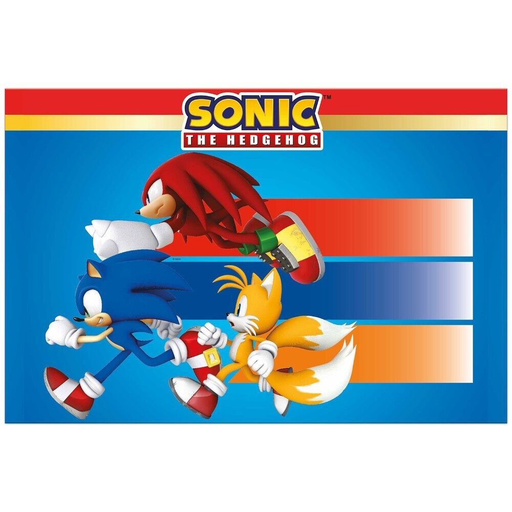 1 Nappe plastique 120X180cm - Sonic Speed
