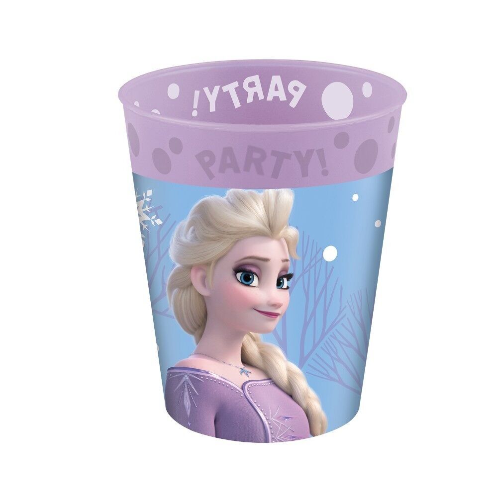 4 wiederverwendbare Partybecher 250 ml – Frozen II Wind Spirit