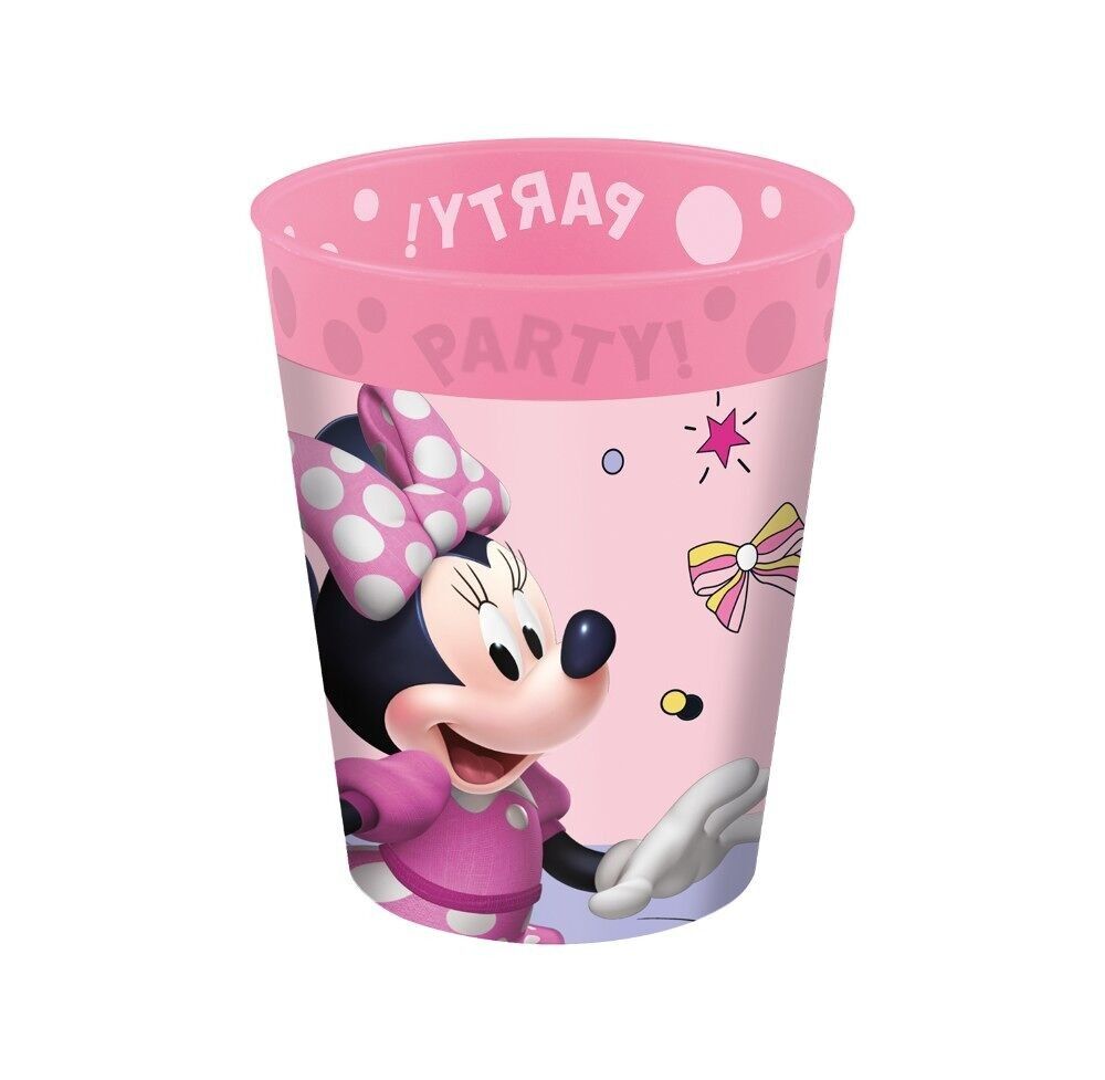 4 wiederverwendbare Partybecher 250 ml – Minnie Junior