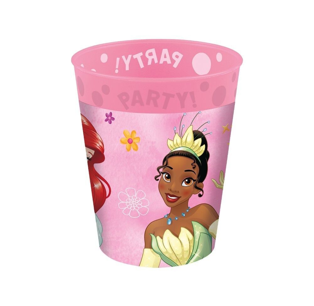 4 wiederverwendbare Partybecher 250 ml – Princess Live Your Story