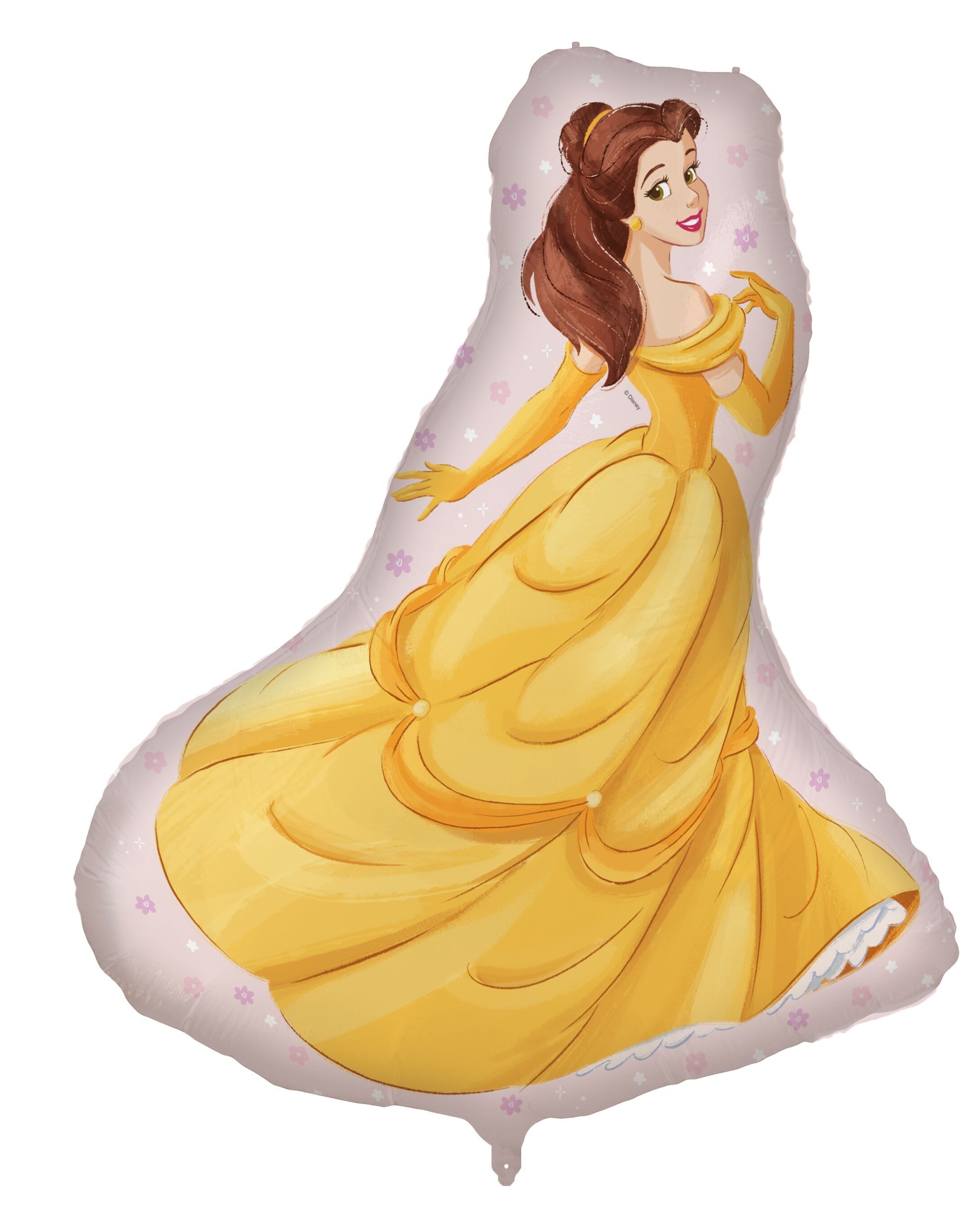 Folienballon Geformt 97x80,5 cm - Prinzessin Gelbes Kleid Ganzkörper