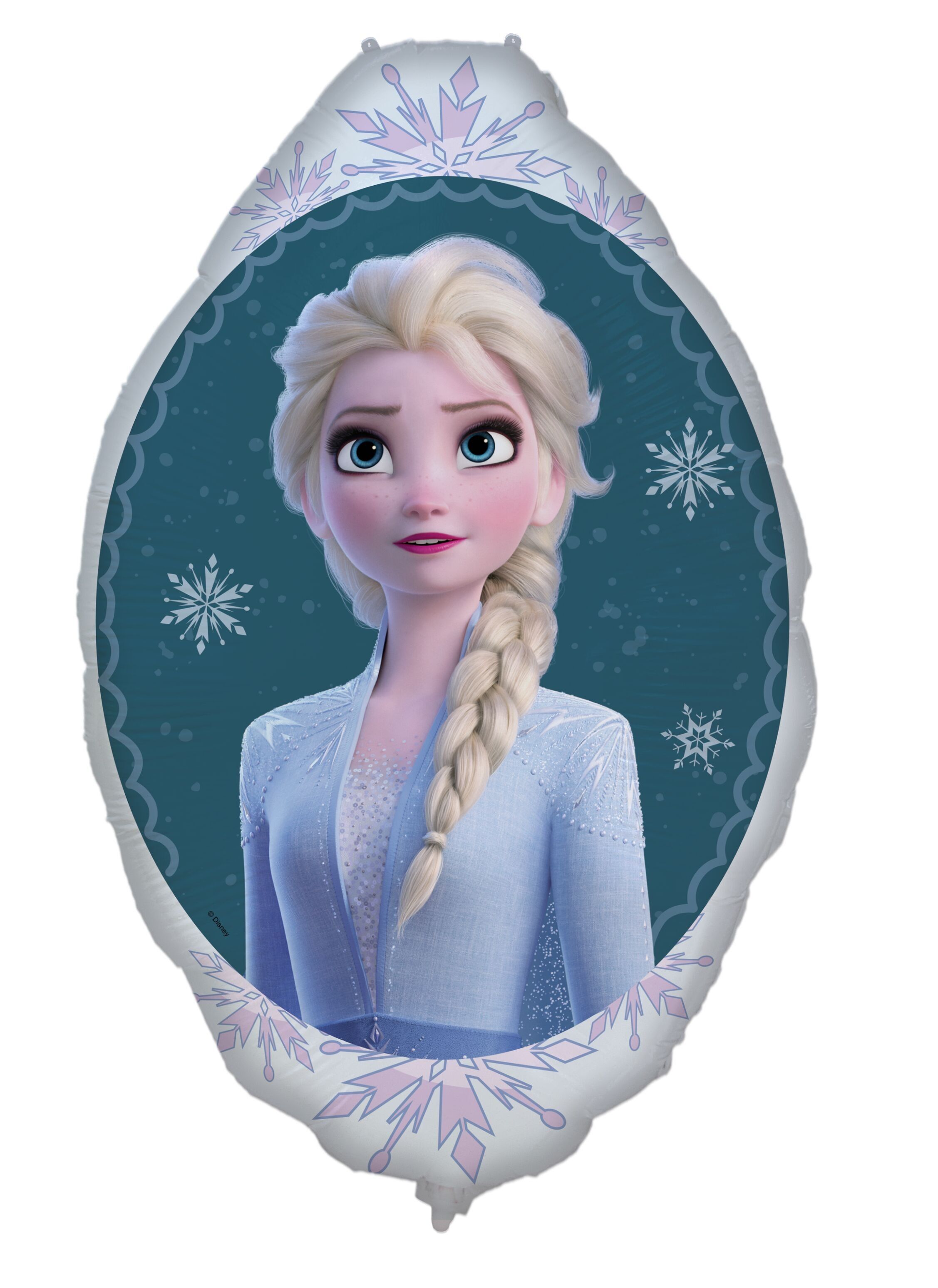 Folienballon geformt 90x68 cm - Frozen Elsa Mirror