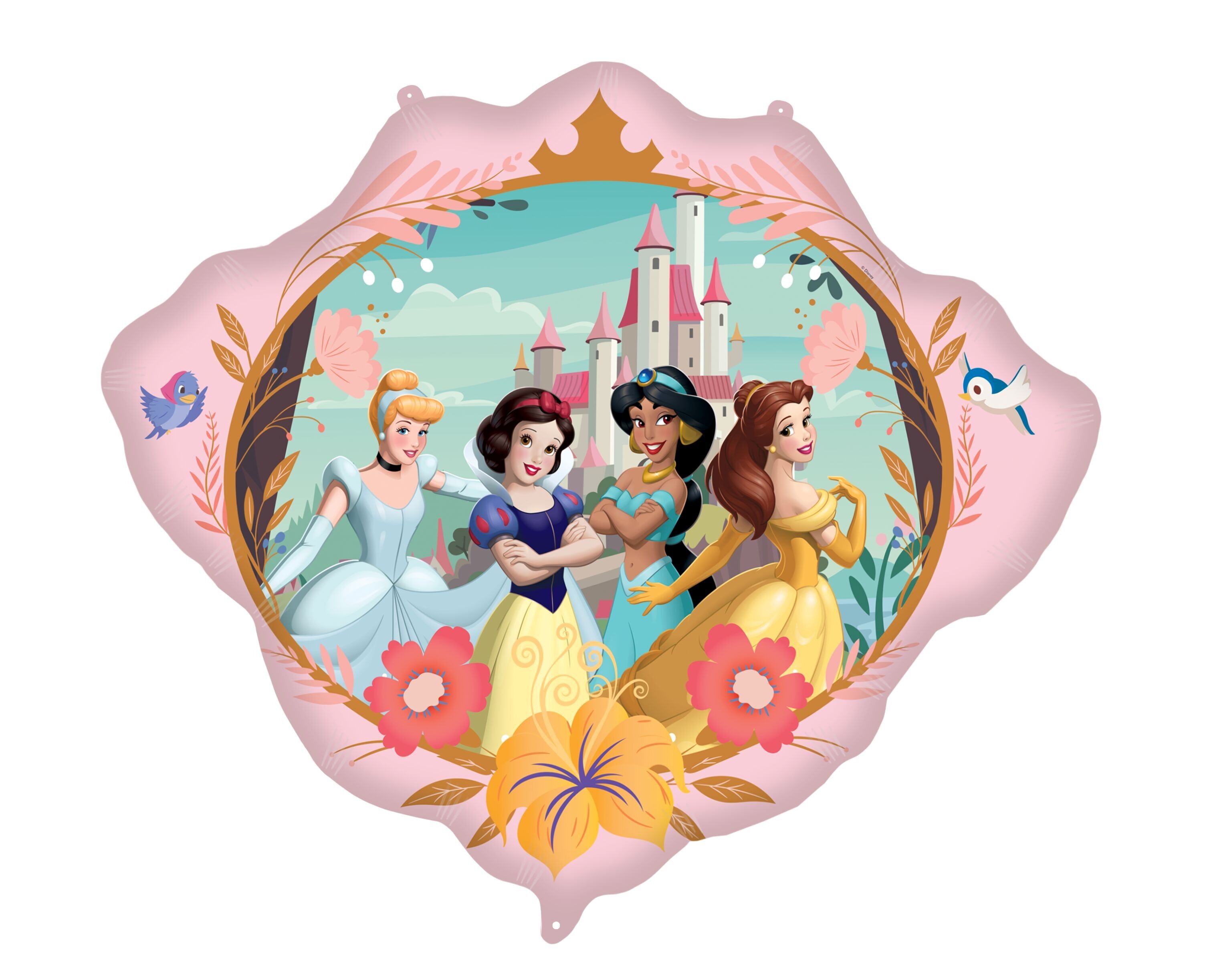 Folienballon in Form 82 x 102 cm - Prinzessinnenspiegel