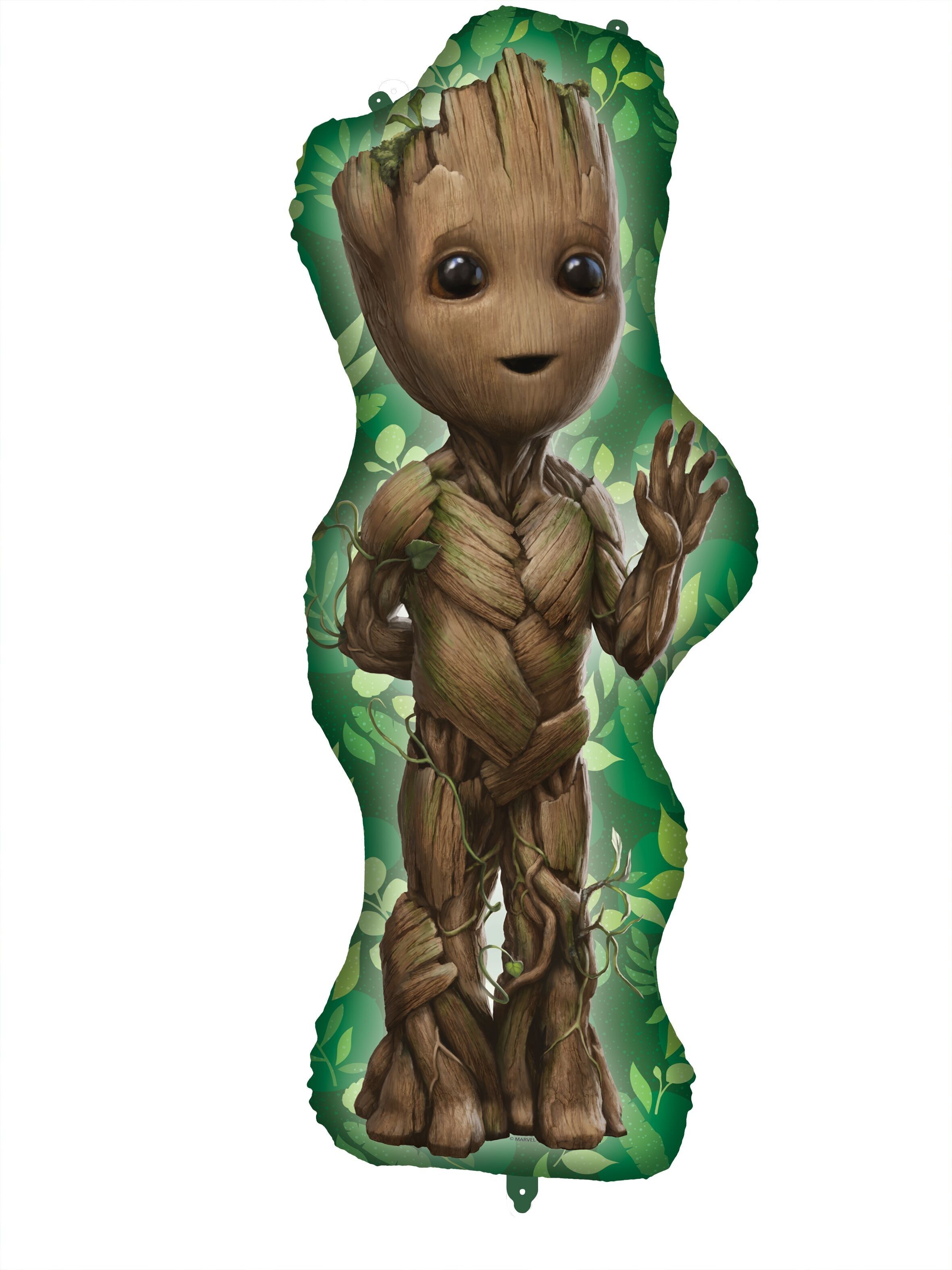 Folienballon geformt 100x46 cm - Baby Groot