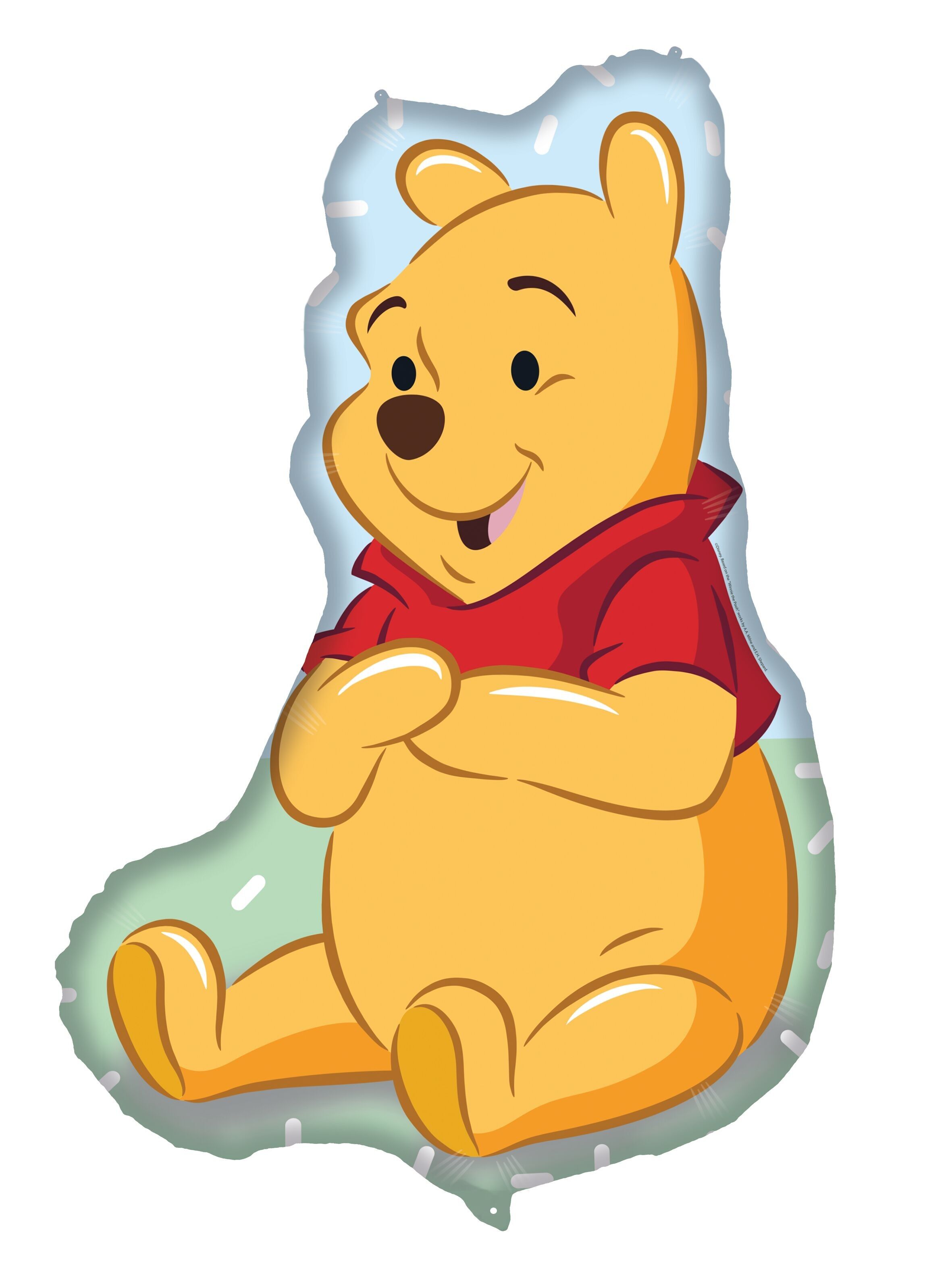 Folienballon geformt 102x76 cm - Winnie Puuh