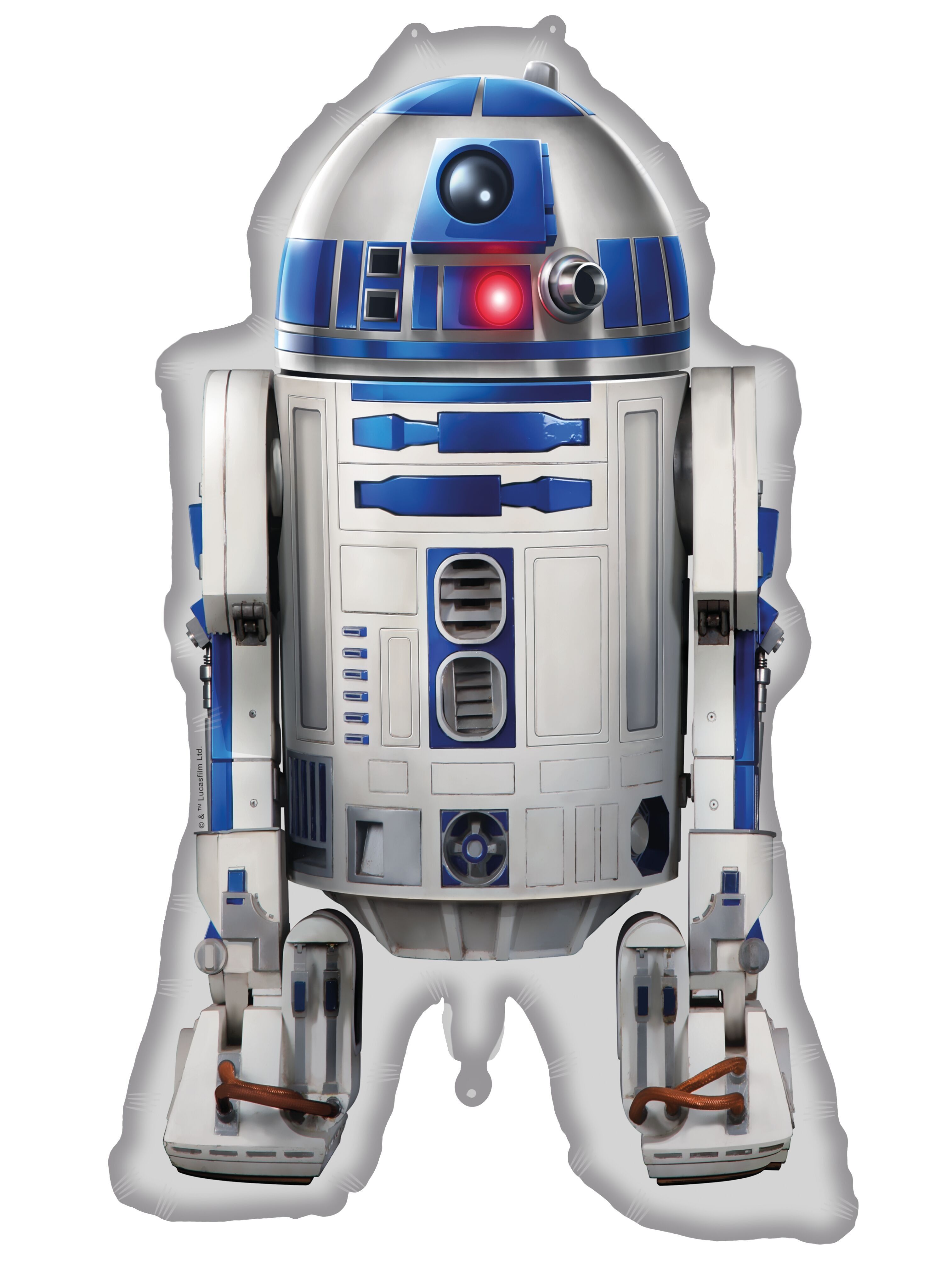 Folienballon geformt 101x73 cm - Star Wars R2-D2