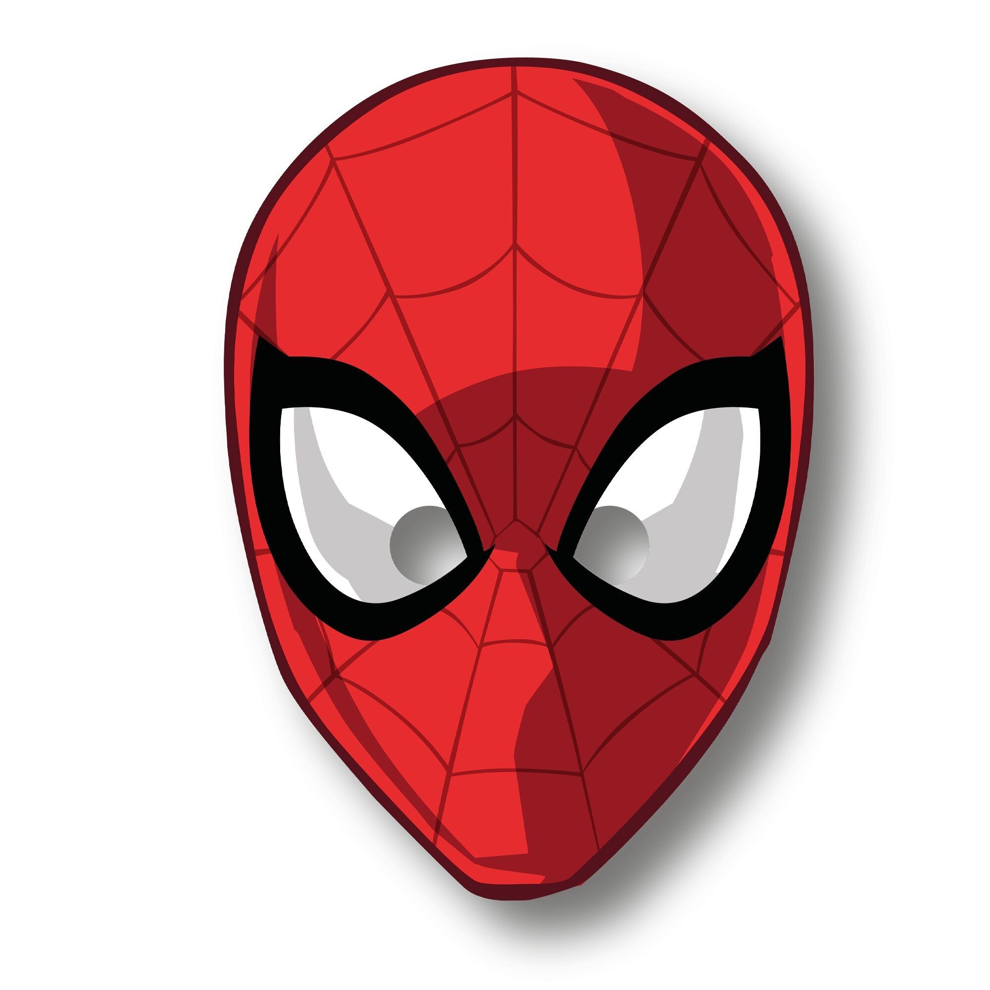 6 Papiermasken gestanzt FSC - Spiderman World of Web