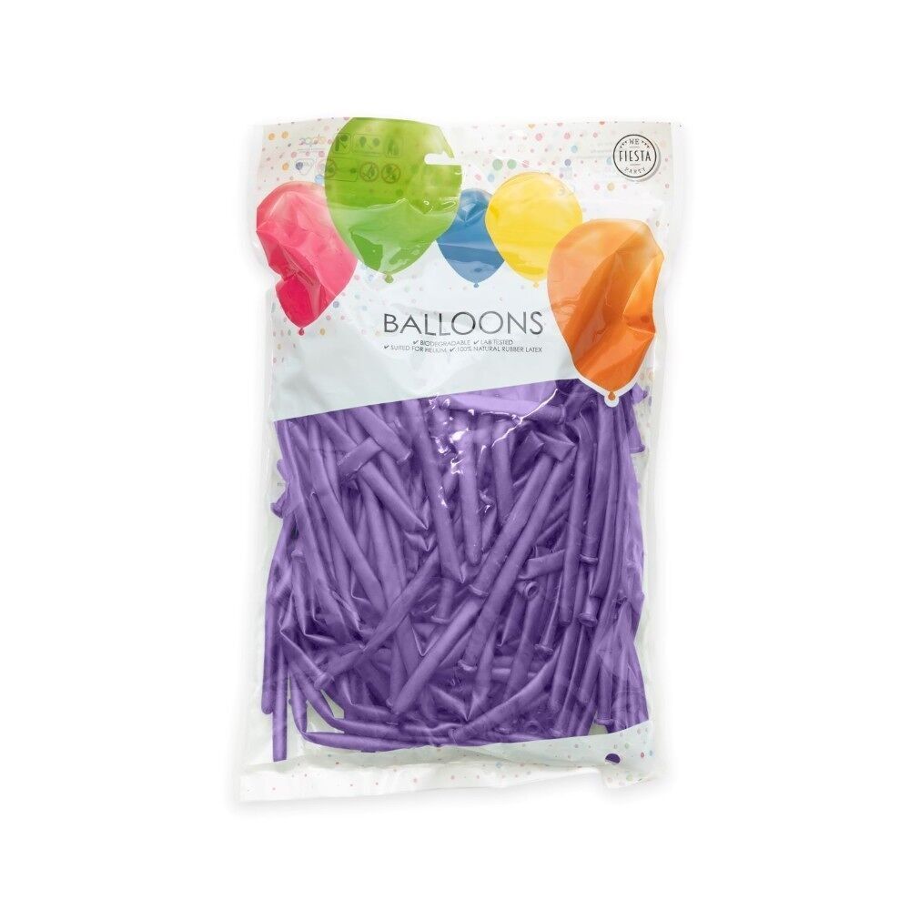 100 Modellierspiegelballon lila