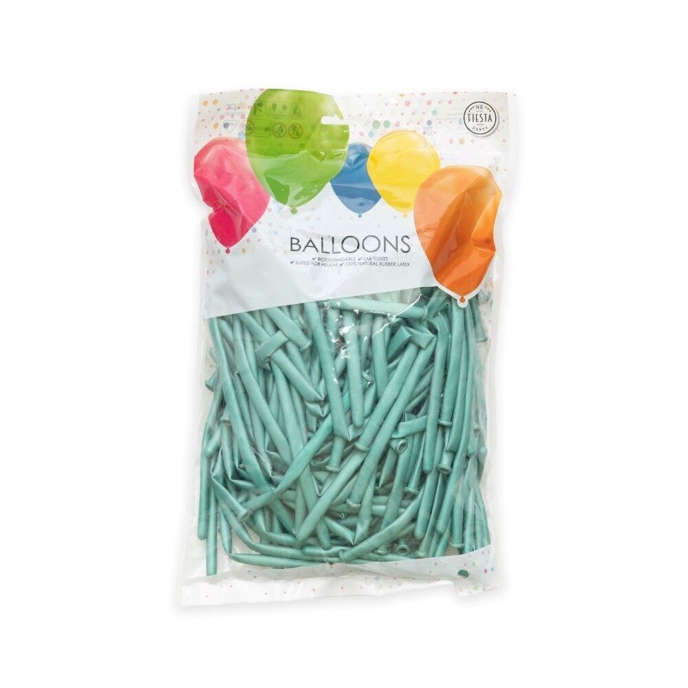 100 Modellierspiegelballon grün