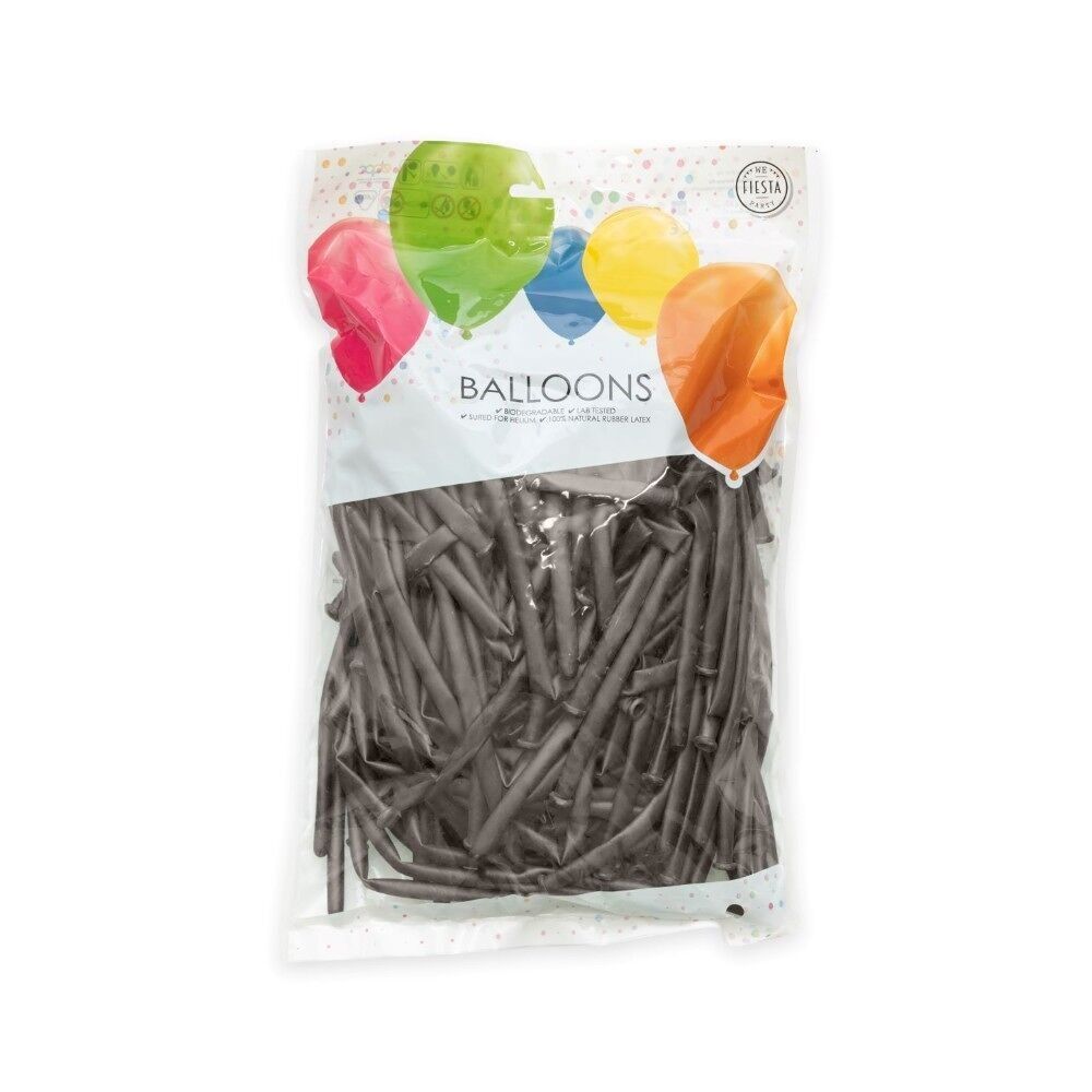 100 Modellierspiegelballon Space Grey