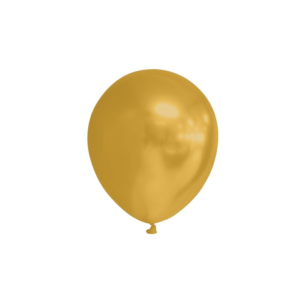 100 Luftballons 5" Metallic-Gold