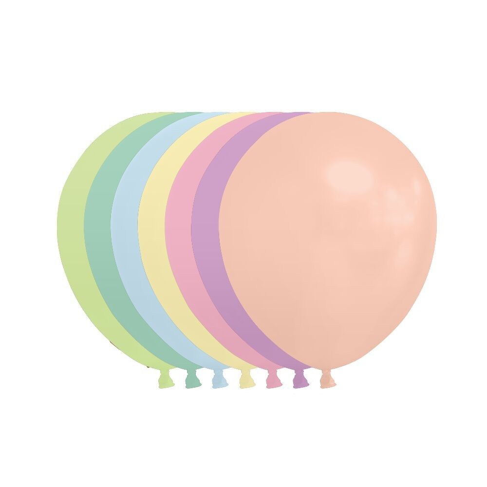 100 Ballons 5" Macarons gemischt