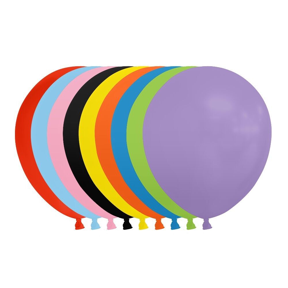 100 Ballons 5" mehrfarbig